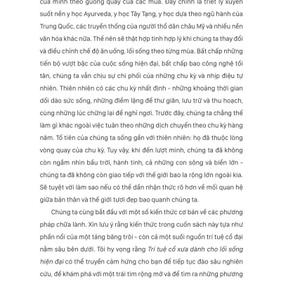 Trí Tuệ Cổ Xưa Cho Lối Sống Hiện Đại