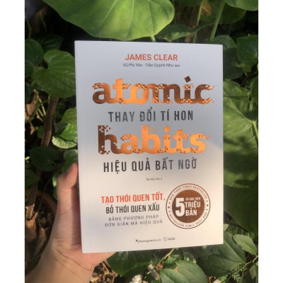 Sách Atomic habits Thay đổi tí hon Hiệu quả bất ngờ pn