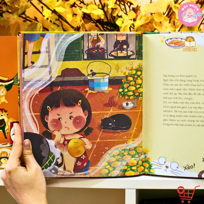 Sách Tết - Đố Quên Được Tết - Bìa cứng cho bé từ 3-12 tuổi - Lionbooks