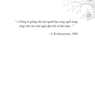 J. Krishnamurti Nói Về Tình Yêu