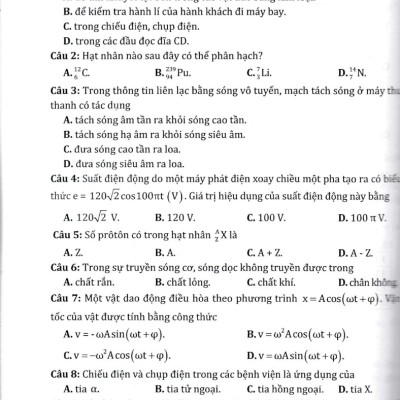 	Ôn Luyện Thi Tốt Nghiệp THPT Bài Thi Khoa Học Tự Nhiên 2023 _EDU