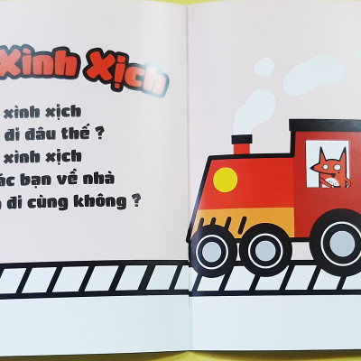 Sách Cho Bé Ehon Cáo Ken Và Đồ Vật - Lộp Bộp Lộp Bộp