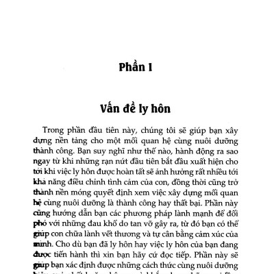 101 Cách Chữa Lành Vết Thương Cho Con Sau Đổ Vỡ