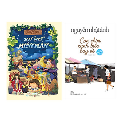 Combo 2 Cuốn Văn Học Thiếu Nhi Đặc Sắc: Xứ Sở Miên Man + Con Chim Xanh Biếc Bay Về