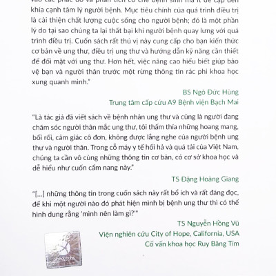 Đồng Hành Cùng Bệnh Nhân Ung Thư: Cẩm Nang Cho Bệnh Nhân Và Người Thân