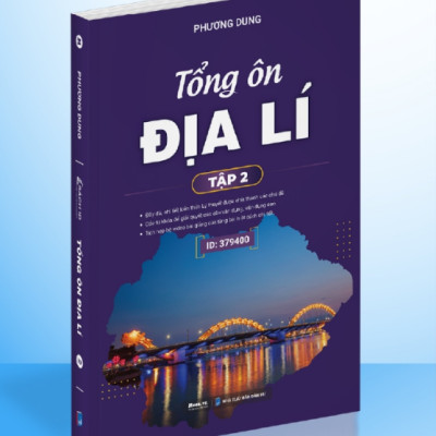 Sách Tổng ôn địa lý lớp 12 ôn thi THPT quốc gia Moonbook