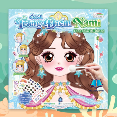 Sách Trang điểm công chúa (Hơn 100 stickers) (MG)