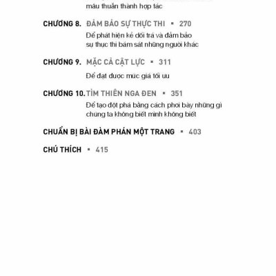 Đừng Bao Giờ Chia Đôi Lợi Ích Trong Mọi Cuộc Đàm Phán