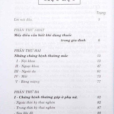 Thuốc Nam Trong Gia Đình