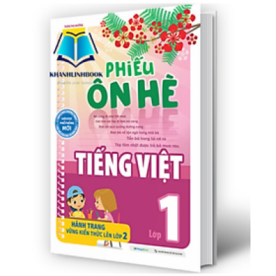 Sách - Phiếu ôn hè Tiếng Việt lớp 1
