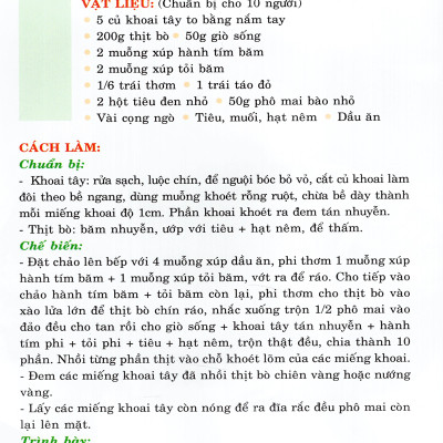 30 Món Ngon Đãi Tiệc (VT)