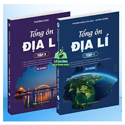 Sách Tổng ôn địa lý lớp 12 ôn thi THPT quốc gia Moonbook
