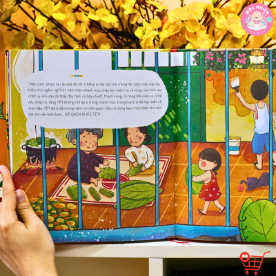 Sách Tết - Đố Quên Được Tết - Bìa cứng cho bé từ 3-12 tuổi - Lionbooks