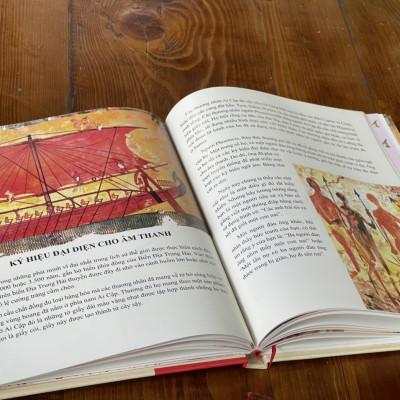 (Bìa cứng, in màu) LỊCH SỬ HÌNH THÀNH VÀ PHÁT TRIỂN NGÔN NGỮ - Frankin Folsom  - Phạm Thị Bích Lệ dịch - Truongphuongbooks