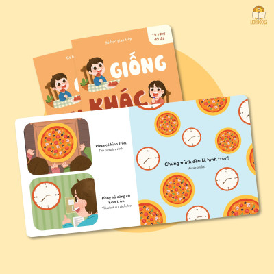 Sách - Combo Bé Học Giao Tiếp - Bộ 8 cuốn giấy Bồi cứng