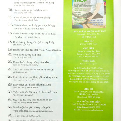 Y Học Phổ Thông Dành Cho Mọi Người - Chuyên Đề: Thoái Hóa Khớp (Tập 2)