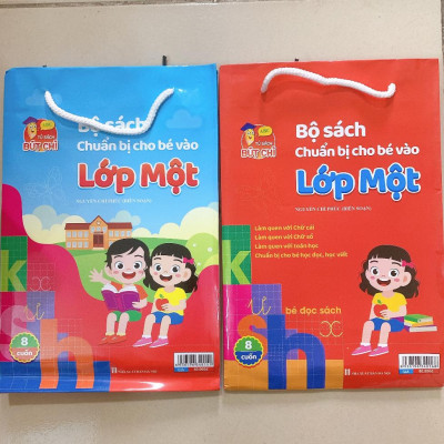 Chuẩn Bị Cho Bé Vào Lớp Một (Túi 8 Cuốn) - Bản Quyền