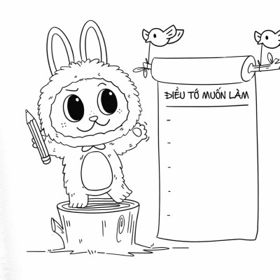 Sách Tô Màu Chữa Lành - Tô Màu Cuộc Sống Muôn Màu Cùng Bu - VT