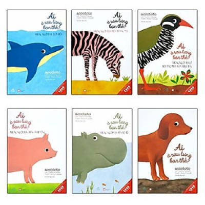 Bộ Sách Ehon Ai Ở Sau Lưng Bạn Thế? (Bộ 6 Cuốn) (Tái Bản)