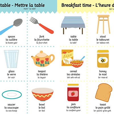 Sách học từ vựng song ngữ Anh-Pháp cho bé tiếng Anh: Big Picture Dictionaries: My Big English-French Picture Dictionary