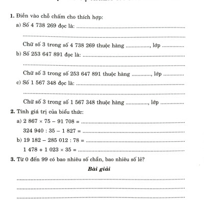 Vở Bài Tập Nâng Cao Toán 5 (Bám Sát SGK Chân Trời Sáng Tạo) (HA)