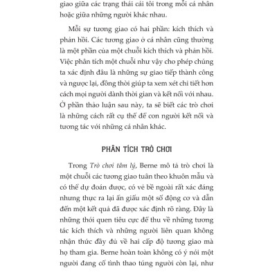 Trò Chơi Tâm Lý (Tái Bản 2024)