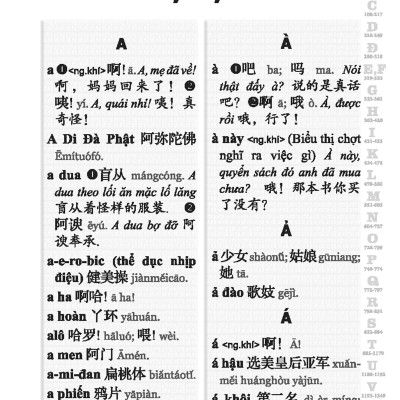 Từ Điển Việt - Hán Hiện Đại - Bỏ Túi