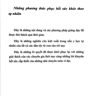 Làm Sạch Mạch Và Máu (Tái Bản 2024)