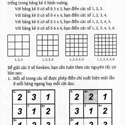 Trò Chơi Ô Chữ Số Thông Minh Kenken - Dành Cho Mọi Người (Tập 4)