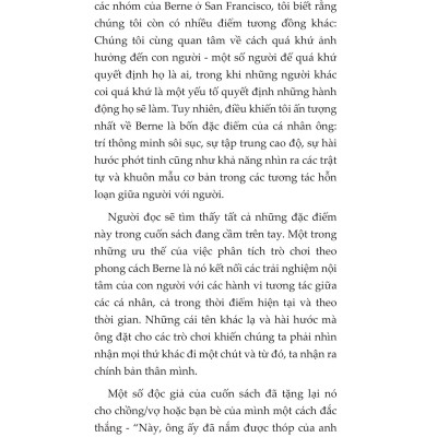 Trò Chơi Tâm Lý (Tái Bản 2024)