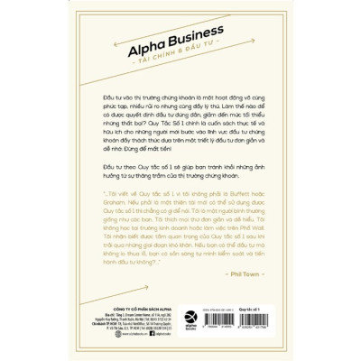 Quy Tắc Số 1 - Chiến Lược Đơn Giản Để Đầu Tư Hiệu Quả Chỉ Với 15 Phút Mỗi Tuần