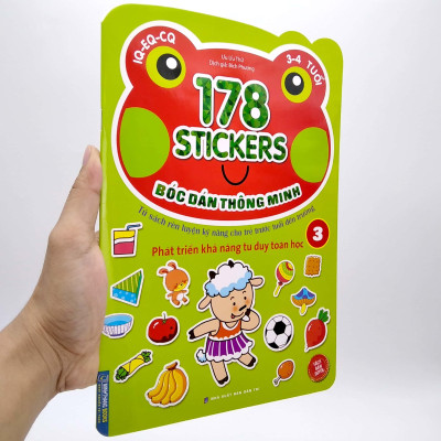 178 Stickers - Bóc Dán Thông Minh Phát Triển Khả Năng Tư Duy Toán Học (3 - 4 Tuổi) - Tập 3