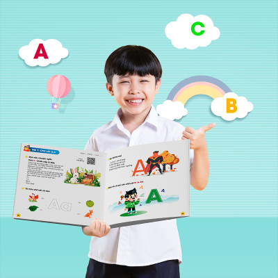 Combo 2 sách dạy bảng chữ cái Tiếng Việt kèm 80 bài giảng trên App dành cho bé từ 4-6 tuổi mới nhất 2025