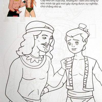 Em Tập Tô Màu Và Đọc Truyện Kho Tàng Truyện Cổ Dân Gian Việt Nam - Sự Tích Quả Dưa Hấu