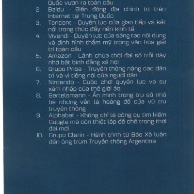 Những gã khổng lồ truyền thông qua góc nhìn kinh tế chính trị - Baidu - Biến động địa chính trị trên internet tại Trung Quốc