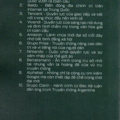 Những gã khổng lồ truyền thông qua góc nhìn kinh tế chính trị - Vivendi - Quyền lực sáng tạo nội dung và định hình thẩm mỹ trong văn hóa giải trí toàn cầu