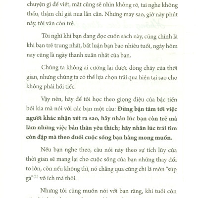 Không Nỗ Lực Đừng Tham Vọng (Kim chỉ nam dành cho bạn trẻ) (Tái bản năm 2023)