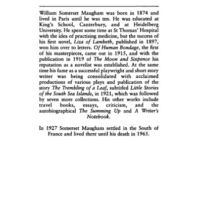 The Moon and Sixpence