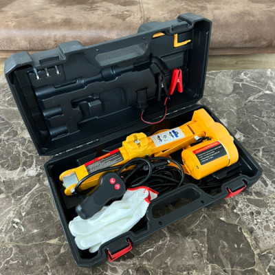 Bộ nâng kích gầm điện ô tô nhãn hiệu ROGTZ TY-EJ02 tải trọng 2 tấn, điện áp 12V,  Chiều cao nâng tối đa: 35cm - HÀNG NHẬP KHẨU