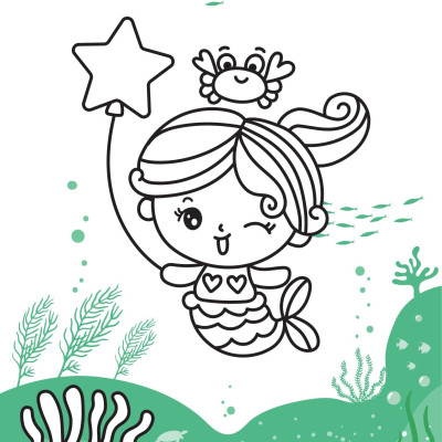 Tô Màu Diệu Kỳ - Nàng Tiên Cá