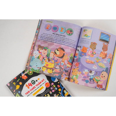 140++ trò chơi thần kỳ, phát triển trí não toàn diện cho trẻ 3-9 tuổi - Thông minh nhạy bén