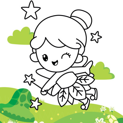 Tô Màu Diệu Kỳ - Cô Tiên Xinh