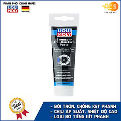 Mỡ tra má phanh chuyên dụng chịu nhiệt độ cao Liqui Moly 3077 - bôi trơn, chống kẹt phanh, chịu áp suất cao, tăng độ bám dính, loại bỏ tiếng kêu từ phanh, bảo dưỡng, sửa chửa và lắp ráp phanh