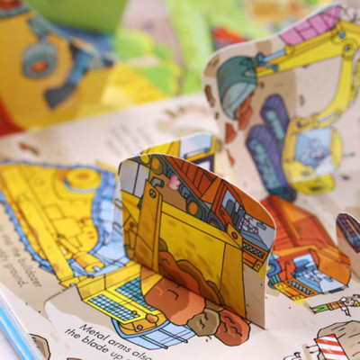 Sách tương tác tiếng Anh - Usborne Look inside things that go