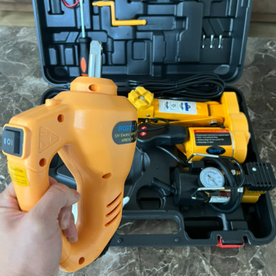Bộ nâng kích gầm điện, kiêm máy bơm lốp và máy siết ốc ô tô đa năng 3 trong 1 ROGTZ TY-EJ06 Tải Trọng: 2000Kg (2 Tấn) - HÀNG NHẬP KHẨU