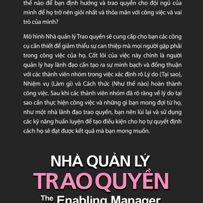 Nhà Quản Lý Trao Quyền - Vanlangbooks
