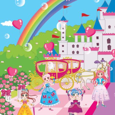 2000 Hình Dán Trang Phục Công Chúa - Công Chúa Trí Tuệ (Tái Bản 2022)