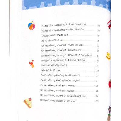 Thiên Tài Toán Học (4 - 5 Tuổi) - Nhận Biết Số Từ 5 - 10