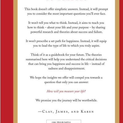 How Will You Measure Your Life?