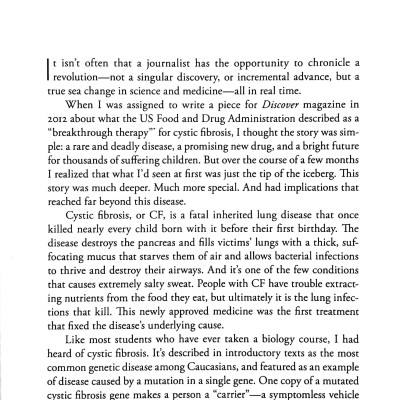 Breath From Salt: A Deadly Genetic Disease, A New Era In Science, And The Patients And Families Who Changed Medicine Forever